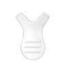 10x Plastic Clear Eyelash Brushes, Lash Lift Reuseable Perming Y Shape Brush With 2 Difference Heads For Eyelash Perm Makeup Tools Accessories view 1