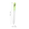 BIUDECO 2pcs Colorful Glass Nail Files Delicate Nail Care Tools for Home and Salon Use Use Random Style view 2