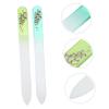 BIUDECO 2pcs Colorful Glass Nail Files Delicate Nail Care Tools for Home and Salon Use Use Random Style view 4