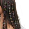 100PCS Star and Love Shape Braids Ring Accessories for Girl and Women Braids Locs Hair - Cute Ring Metal Cuffs Decoration view 3