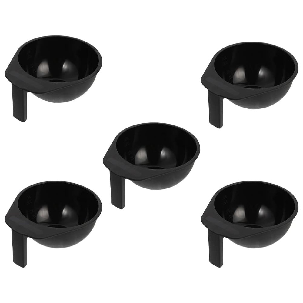 SOLUSTRE 5pcs Mixing Bowls for Hair Dyeing Professional Hair Salon Tool Washable and Reusable for Easy Application