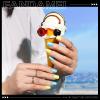 FANDAMEI Press on Nails Short, 24 Packs 576PCS Short Round Press on Nails, 24 Glossy Color Small Fake Glue on Nails with 7g Nail Glue, 24 Color False Nail for Small Nails and hands view 4