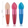 Beaupretty Water Droplet Makeup Sponge Kit 3 Pieces 10.5cm Length Synthetic Hair Makeup Brush Set Lollipop Brush Reusable for Daily Use Random view 2