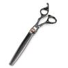 Hair Cutting Scissors, 7 Inch Professional Japan 440c Steel Black Flame Gem Hair Scissors Cutting Barber Tools Haircut Thinning Shears Hairdresser Scissors ( Color : Set ) view 4