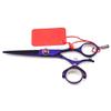 Hair Cutting Scissors, 5.5 Inch Professional Japan 440c Purple Rotate Hair Salon Scissors Cutting Barber Shears Hairdressing Scissors view 3