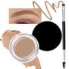 evpct Blonde Eyebrow Powder Pomade Gel Shaper Makeup Kit with Dual-ended Brush, Eyebrow Stencils Kit for Women Shaping, Eye Brow Pomade Stencil Shaper Tinting kits for Women, Long Lasting Waterproof view 1