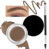 evpct Taupe Eyebrow Powder Pomade Gel Shaper Makeup Kit with Dual-ended Brush, Eyebrow Stencil Kit for Women Shaping, Eye Brow Pomade Stencil Shaper Tinting kits for Women, Long Lasting Waterproof view 1