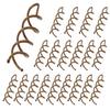 Mini Skater 1.88" Spiral Hair Pin Twist Barrette Spin Pins Non-Scratch Round Tips Twist Screw Hair Pin for Women Bun Hair Style DIY(Brown, Set of 20) view 1