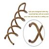 Mini Skater 1.88" Spiral Hair Pin Twist Barrette Spin Pins Non-Scratch Round Tips Twist Screw Hair Pin for Women Bun Hair Style DIY(Brown, Set of 20) view 2