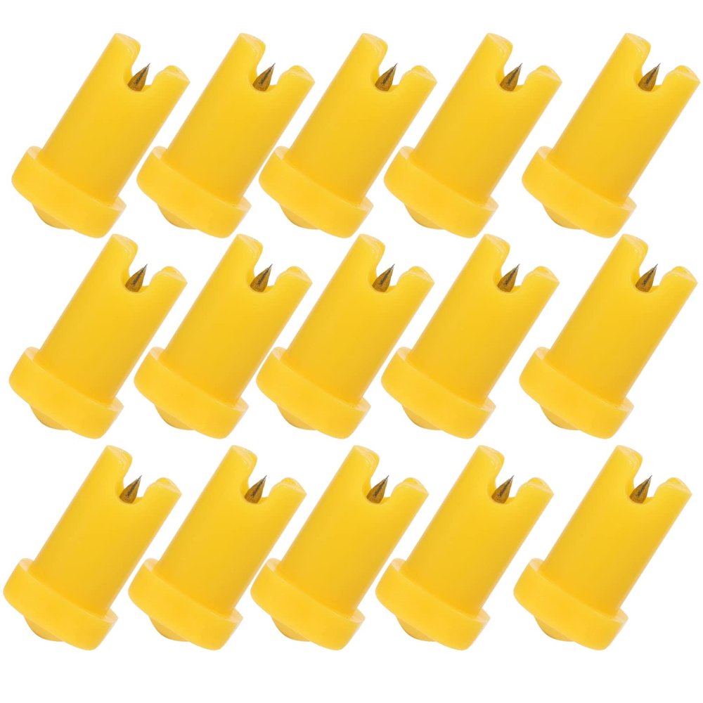 FOMIYES 100pcs Eyelash Extension Bottle Needles Blocking Replacement for Lash Supplies Compact Design Nozzle for Easy Application