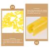 FOMIYES 100pcs Eyelash Extension Bottle Needles Blocking Replacement for Lash Supplies Compact Design Nozzle for Easy Application view 2
