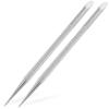 Beavorty 2pcs Stainless Steel Cuticle Pusher Nail Cleaner Remover Cutter Manicure Pedicure Tool for Fingernails Toenails view 1