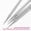 Beavorty 2pcs Stainless Steel Cuticle Pusher Nail Cleaner Remover Cutter Manicure Pedicure Tool for Fingernails Toenails view 3