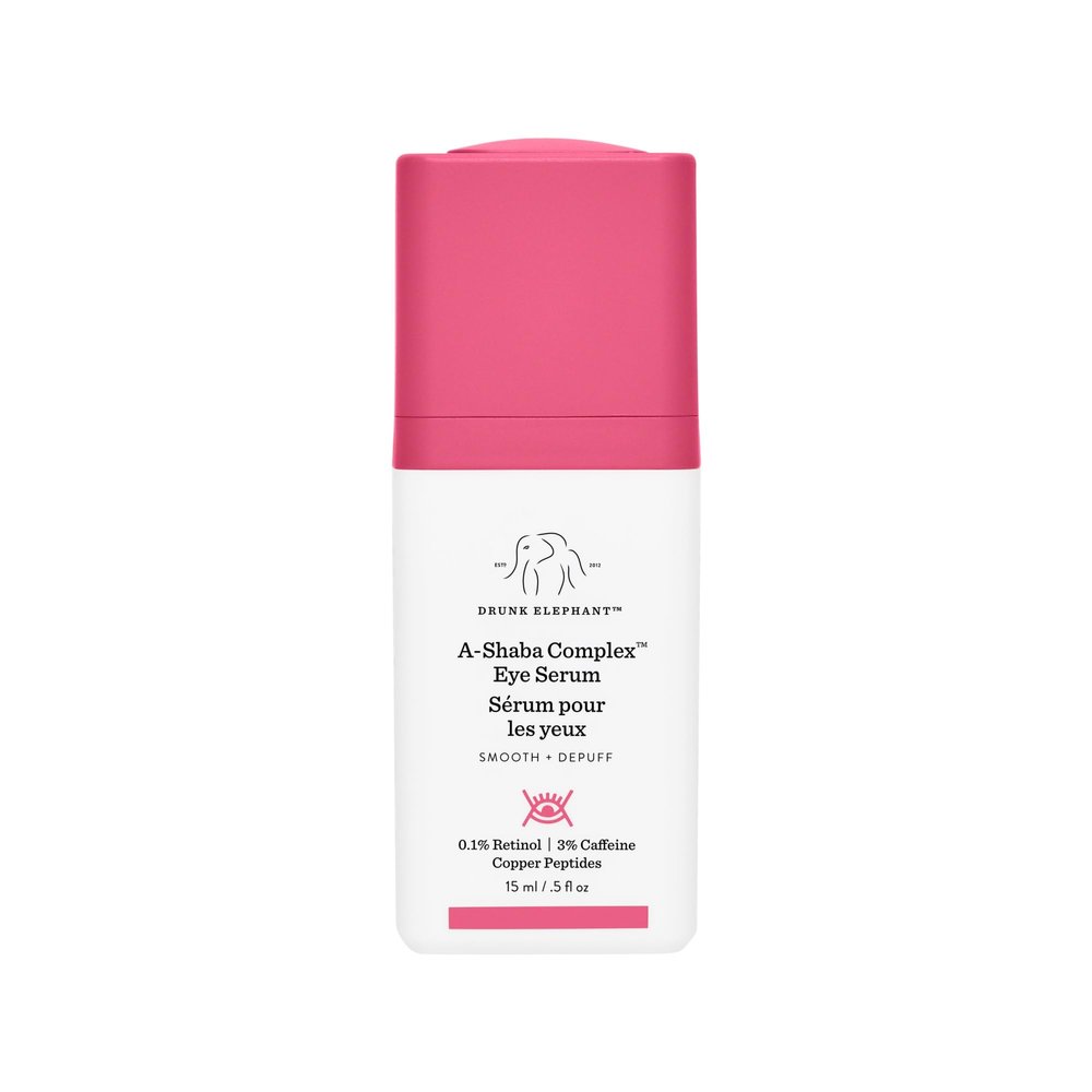 Drunk Elephant A-Shaba Complex Eye Serum - 15 ml/.5 fl oz - .1% Retinol Eye Cream - Clean Clinical Skincare - Cruelty-Free - Dermatologist-Tested - Free of Essential Oils, Silicones, and Fragrance