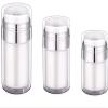 2PCS Cosmetic Jar Vacuum Bottle,Airless Pump Jar Empty Refillable Cream Dispenser Bottle Portable Moisturiser Container Cosmetic Container (2PCS 30ML) view 1
