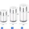 2PCS Cosmetic Jar Vacuum Bottle,Airless Pump Jar Empty Refillable Cream Dispenser Bottle Portable Moisturiser Container Cosmetic Container (2PCS 30ML) view 2