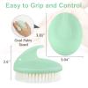 Dry Brushing Body Exfoliating Brush, Anti Slip Body Scrubber for Shower, Shower Body Cleaning Brush for Deep Cleansing & Soften Skin, Improve Circulation (Green) view 2
