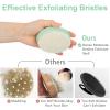 Dry Brushing Body Exfoliating Brush, Anti Slip Body Scrubber for Shower, Shower Body Cleaning Brush for Deep Cleansing & Soften Skin, Improve Circulation (Green) view 4