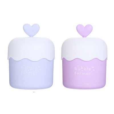 2Pcs Plastic Bubble Foamer,Facial Cleanser Foam Maker Cup,Bubble Foamer Device,Bubble Foamer Bubbler for Facial Cleanser Foam Cup Bubble Maker for Face Wash