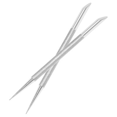 FOMIYES 2pcs Nail Peeling Cuticle Pusher Cuticle Tools Stainless Steel Cuticle Cuticle Cleaning Pusher Nail Cleaning Tool Cuticle Trimmer Manicure Tools Gel Polish