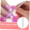 FOMIYES 2pcs Nail Peeling Cuticle Pusher Cuticle Tools Stainless Steel Cuticle Cuticle Cleaning Pusher Nail Cleaning Tool Cuticle Trimmer Manicure Tools Gel Polish view 3
