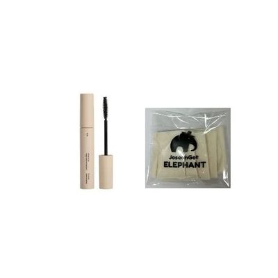 [JoseonGotElephant Bundle] Waterproof Mega Volume Mascara #Black + JoseonGotelephant cotton pad soft and matt 4g ABG Style K-BEauty K-Makeup Korean Makeup Korean lip tint Korean Makeup