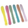 6 Pcs Plastic Cosmetic Spatula Cosmetic Mask Mixing Spoon Spatulas Facemask Stirrer Mixing Spatula Stick Cosmetic Mask Mixing Spoon Spatulas Stick Applicator for Home Salon, Random Color view 1