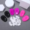 LALAFINA Shower Cap 206Pcs Hairdressing Ear Covers Professional Silicone Hair Dye Earmuffs Ear Protector Hair Dye Ear Covers Ear Shower Caps for, Shower Hair Cap view 4
