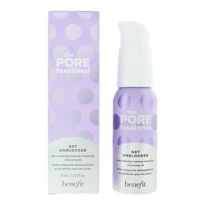 Benefit Cosmetics Mini The POREfessional Get Unblocked Makeup-Removing Cleansing Oil 1.5 oz / 45 mL