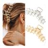 BARTOSI Star Hair Claw Clips Gold Metal Hair Clips Large Claw Clips Fancy Hair Accessories for Women (Pack of 2) view 1