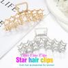 BARTOSI Star Hair Claw Clips Gold Metal Hair Clips Large Claw Clips Fancy Hair Accessories for Women (Pack of 2) view 2