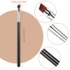 WLLHYF 5Pcs Angled Eyeliner Brush, Fine Slanted Flat Angle Eye Liner Eyebrow Brush Eye Makeup Brush Soft Fibers Synthetic Bristles Eye Makeup Tool view 2