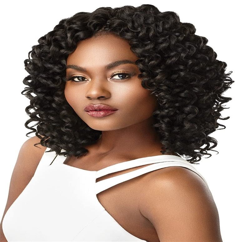 Outre X-Pression 4X Curlette Short Length Yaki Curly Style Synthetic Hair Braid - BOUNCE ROD SET 8" (2)