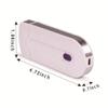 Women Laser Rechargeable Epilator Remover Smooth Touch Hair Removal Instant Pain Free Razor Sensor- Light Technology Hair Remove (Color : White Medium Packing Box-A) view 2