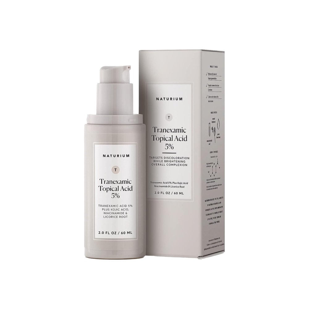 Naturium Tranexamic Topical Acid 5% Jumbo, Face & Skin Care with Kojic Acid, Niacinamide & Licorice Root, 2 oz