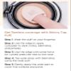 JUNG SAEM MOOL Skinny Tap Puff 3pcs, Mini Precision Puff for Concealer and Touch-Up, Ultra-Slim Fitting Makeup Sponge for Seamless Coverage Around Nose Eyes Lips, Travel-Friendly Korean Beauty Tool view 3