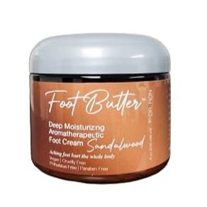 Foot Butter by Dr Ron Sandalwood Moisturizing Cream 6 oz