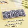 240PCS Silver Bobby Pins Silver Hair Pins for Gray Hair Bobby Pins for Women Girls Styling with Box, 2.2 Inch/5.5cm view 2