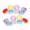 Cabilock 55pcs Round Cream Jars Assorted Plastic Cosmetic Dispenser Containers for Lotion Eye Cream Travel Storage Refillable and Packaging view 1