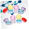 Cabilock 55pcs Round Cream Jars Assorted Plastic Cosmetic Dispenser Containers for Lotion Eye Cream Travel Storage Refillable and Packaging view 2