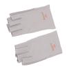 DOACT Manicure Gloves, Fingerless Fiber Cotton Gloves for Gel Nail Lamp - Stretchy Breathable Hand Protection for Home Use view 2