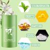 LZYLLS 2 Pcs Green Tea Face Mask Stick,Deep Clean Purifying Clay Green Tea Masks Stick,Blackhead Remover,Moisturizing & Improve Skin Tone Oil Control Mask Sticks,Reduce Blackheads for All Skin Types view 3