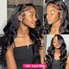 360 Lace Frontal Wigs Body Wave 360 Lace Wig Human Hair HD Invisible Transparent Lace Front Human Hair Wig Pre Plucked HD Lace Frontal Wig Brazilian Hair Glueless Wigs For Black Women 20 Inch view 4