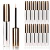 COSIDEA 12PCS Empty plastic Matte golden 10ml Eyeliner tubes packing Vials Bottle Containe Eyeliner Brush Applicator for DIY Eyelash Growth Oil view 1