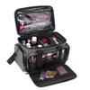 BAFASO Large Makeup Bag with 2 Removable Pouches and Detachable Dividers, Multifunctional Cosmetic Bag to Keep Makeup and Hair Supplies (Patent Pending), Gray view 1