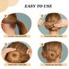 U Shaped Hair Pins, 240Pcs Black U Pins Hair Pins for Buns Updos Hair Grip Bulk for Hairstyle with Storage Box, 2.4inch view 4