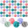 Umigy 36 Pcs Bath Sponge Shower 40g Loofahs Bulk Bath Luffas Exfoliating Body Scrubber Pack Soft Colorful Mesh Balls Puff Bathing Accessories for Men and Women Exfoliating Sponge view 1