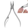 DOACT Cuticle Nippers, Stainless Steel Dead Skin Scissors for Ingrown Toenails Manicure Pedicure Tools view 3