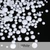 10400PCS White Resin Flat Back Rhinestones, Round Non-Hotfix Jelly AB Nail Gems Rhinestone with Tweezer and Picker Pencil for Crafts Tumblers Nail Art & DIY Decoration view 2