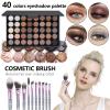 Makeup Kit For Girls,Full Makeup Set For Wonmen Includes 40 Colors Eyeshadow Palette Lip Gloss Liquid Lipstick Make up Sponge Brushes Eyebrow Concealer With Makeup Bag view 3